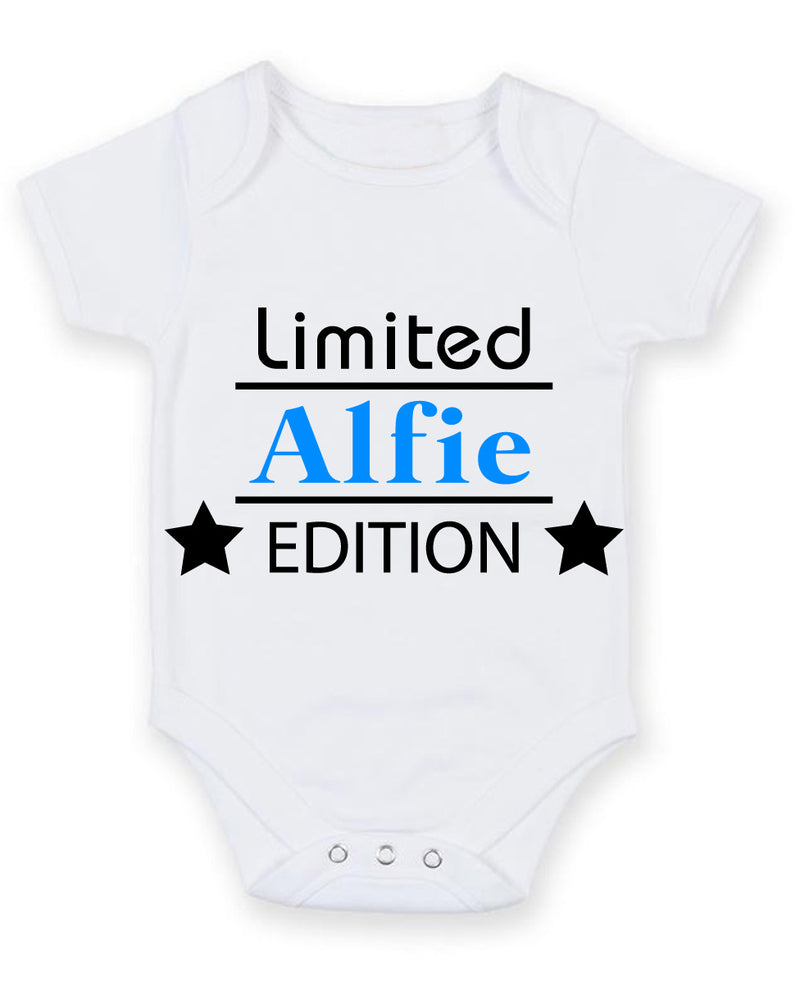 Boys Name Limited Edition Baby Grow Bodysuit