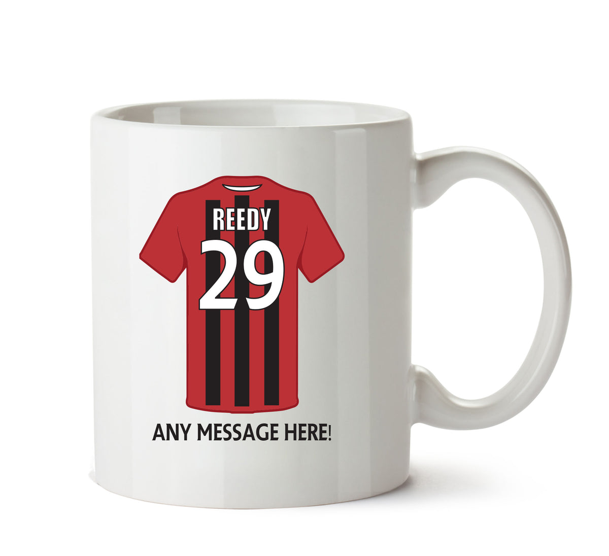 Brackley Town INSPIRED Football Team Mug Personalised Mug – printed mug product image 1