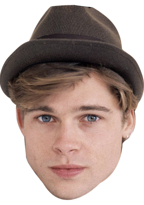 Brad Pitt young JB Actor Movie Tv Celebrity Party Face Mask