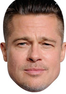 Brad Pitt 2018 Celebrity Face Mask Fancy Dress Cardboard Costume Mask