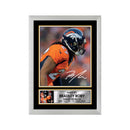 Bradley Roby Limited Edition Football Signed Print - American Footballer