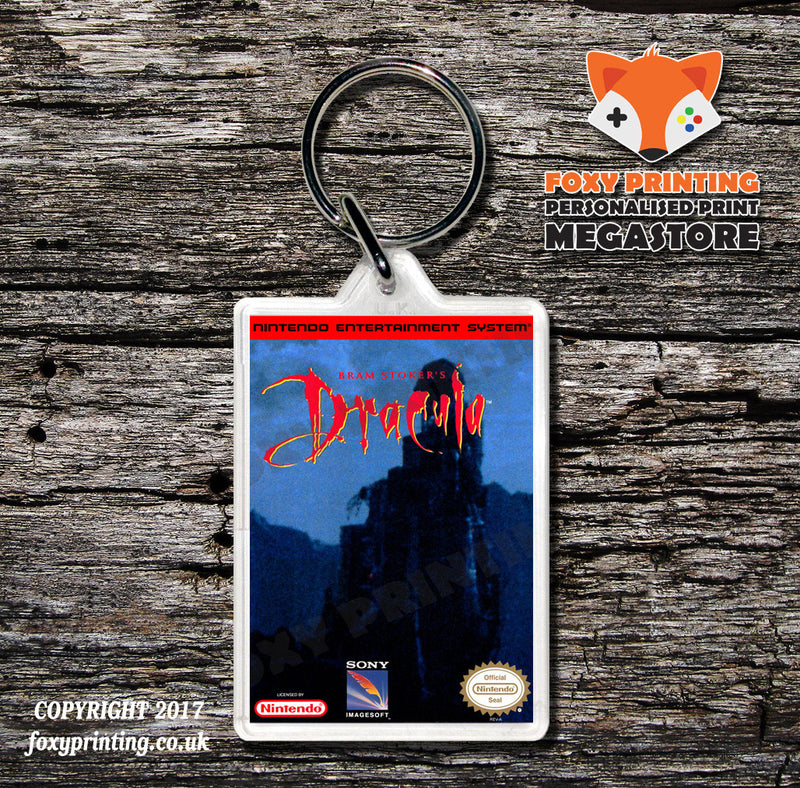 BOULDERDASH Retro NES Game Cover Art Gaming Keyring