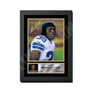 Brandon Carr 1 Limited Edition Football Signed Print - American Footballer