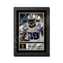 Brandon Carr 2 Limited Edition Football Signed Print - American Footballer