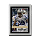 Brandon Carr 2 Limited Edition Football Signed Print - American Footballer