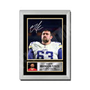 Brandon Fusco 2 Limited Edition Football Signed Print - American Footballer