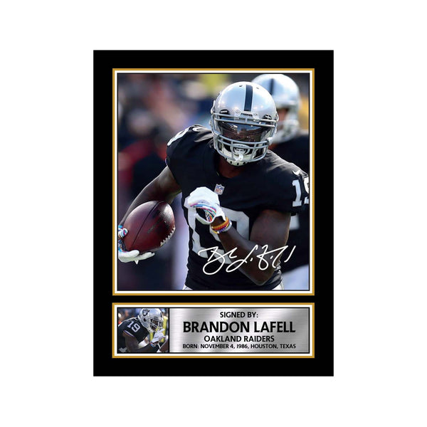 Brandon LaFell 2 American Football Printed Signature Print