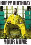 Breaking Bad 3 Theme INSPIRED Personalised Birthday Card