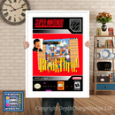 Breakthrough Super Nintendo GAME INSPIRED THEME Retro Gaming Poster A4 A3 A2 Or A1