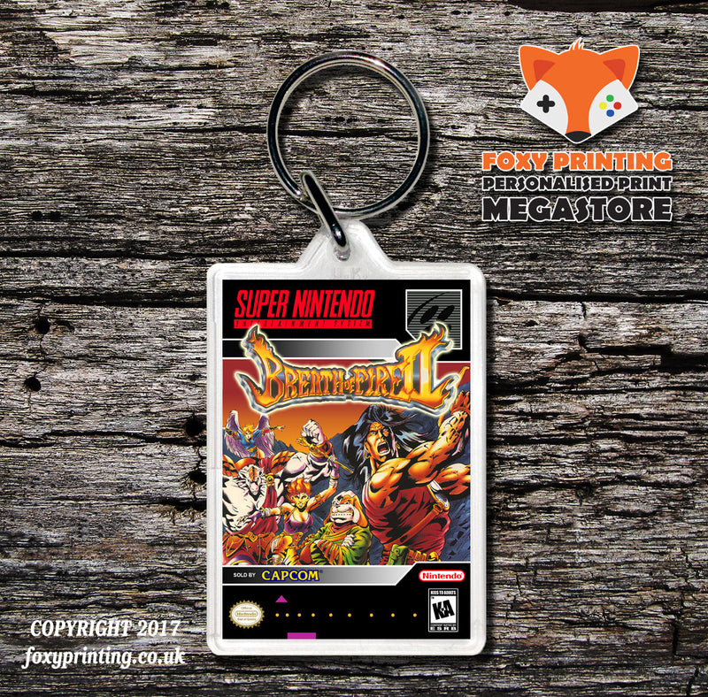 Breath Of Fire 2 Game Inspired Retro Gaming Keyring