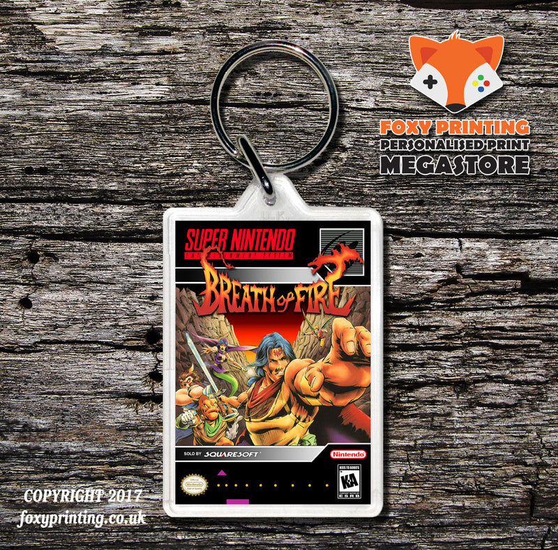 Breath Of Fire Game Inspired Retro Gaming Keyring