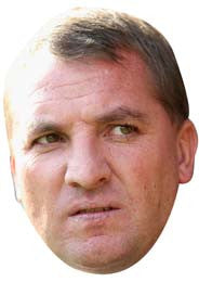 Brendan Rogers FOOTBALL 2018 Celebrity Face Mask Fancy Dress Cardboard Costume Mask
