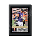 Brent Urban 1 Limited Edition Football Signed Print - American Footballer