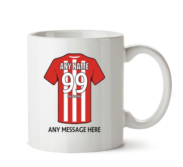 Brentford Football Team Mug - Personalised Birthday Age and Name – printed mug product image 1