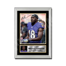 Breshad Perriman 1 Limited Edition Football Signed Print - American Footballer