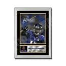 Breshad Perriman 2 Limited Edition Football Signed Print - American Footballer