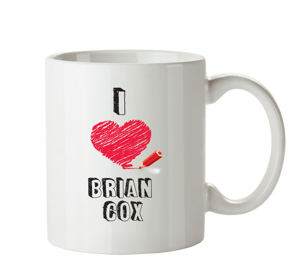 I Love Brian Cox - I Love Celebrity Mug – printed mug product image 1