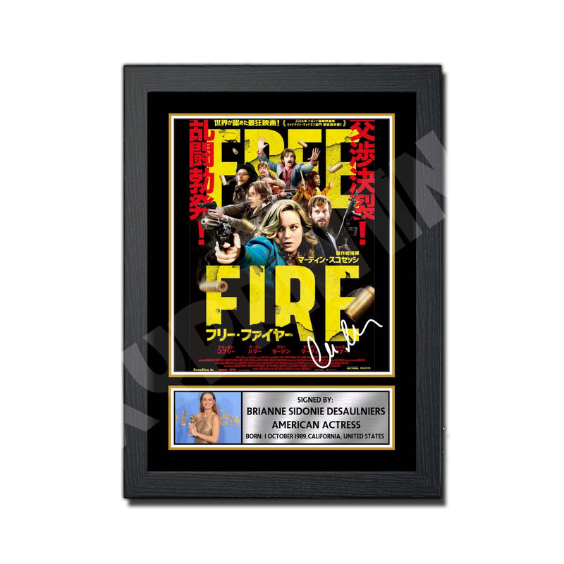 Brie Larson 1 Limited Edition Movie Signed Print