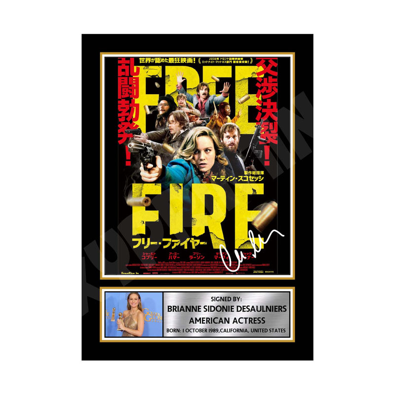 Brie Larson 1 Limited Edition Movie Signed Print