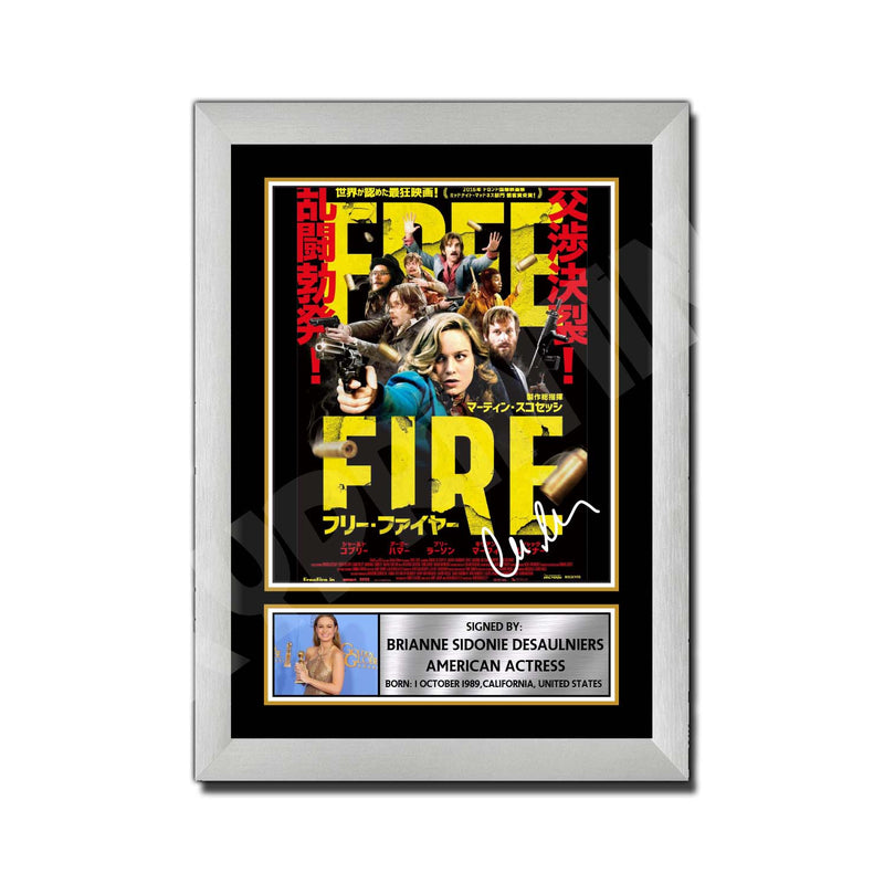 Brie Larson 1 Limited Edition Movie Signed Print