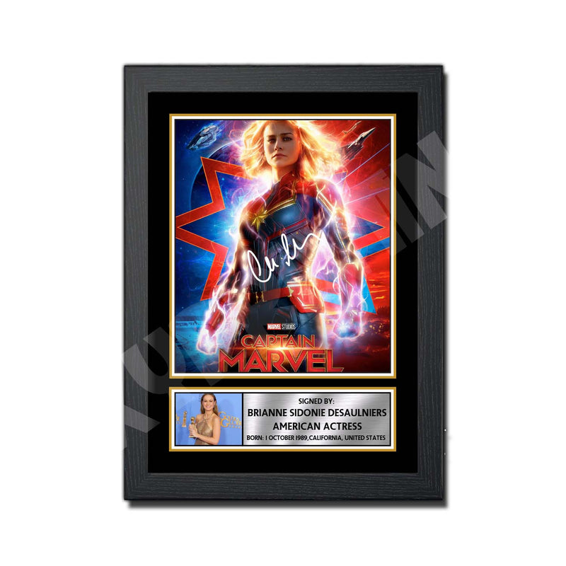 Brie Larson 2 Limited Edition Movie Signed Print
