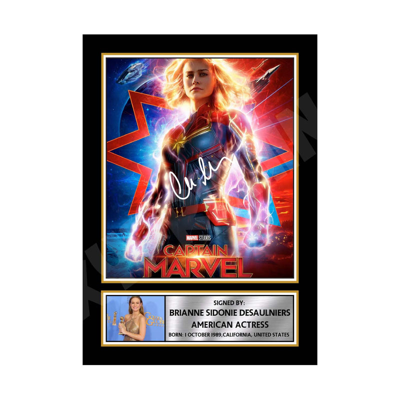 Brie Larson 2 Limited Edition Movie Signed Print