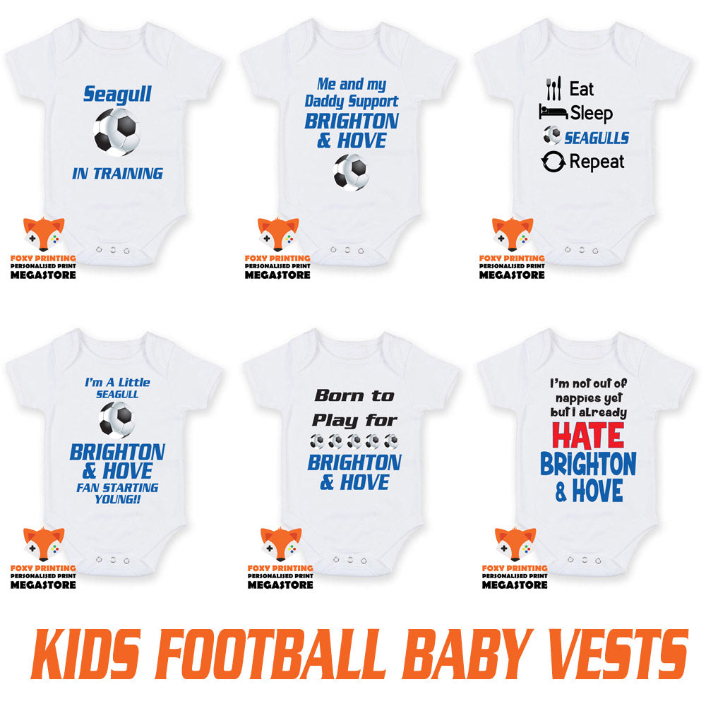 Brighton Hove Football Vests