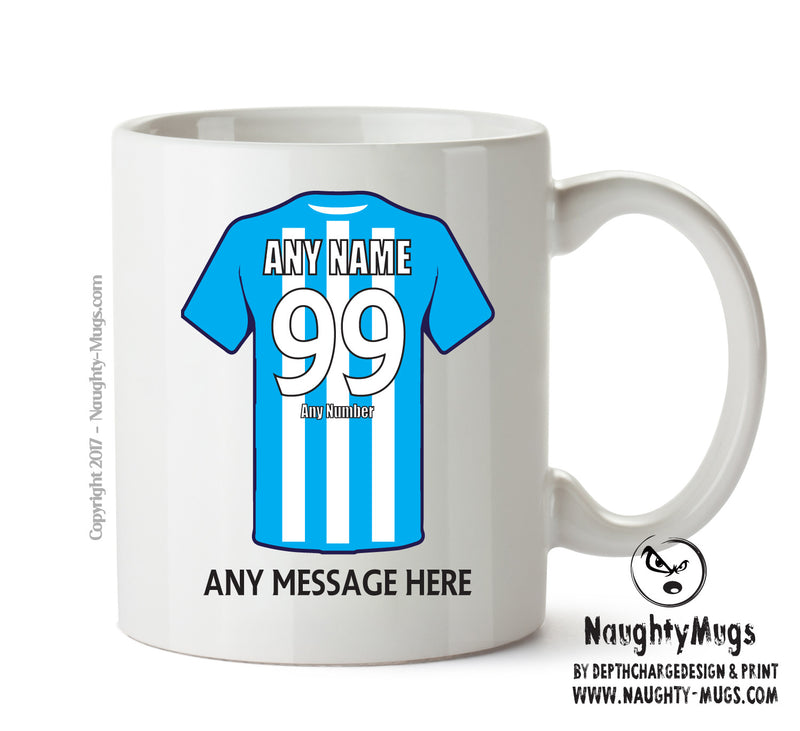 Brighton and Hove Albion Football Team Mug - Personalised Birthday Age and Name