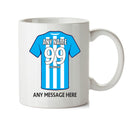 Brighton and Hove Albion Football Team Mug - Personalised Birthday Age and Name