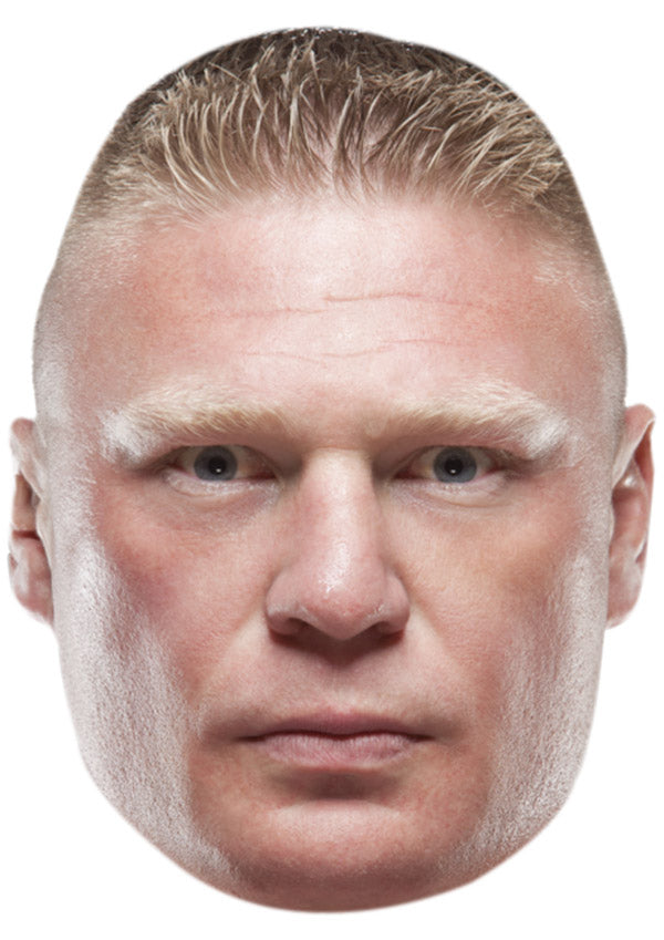 BROCK LESNER JB - TV Star Fancy Dress Cardboard Celebrity Party Face Mask