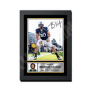 Bronson Kaufusi 2 Limited Edition Football Signed Print - American Footballer