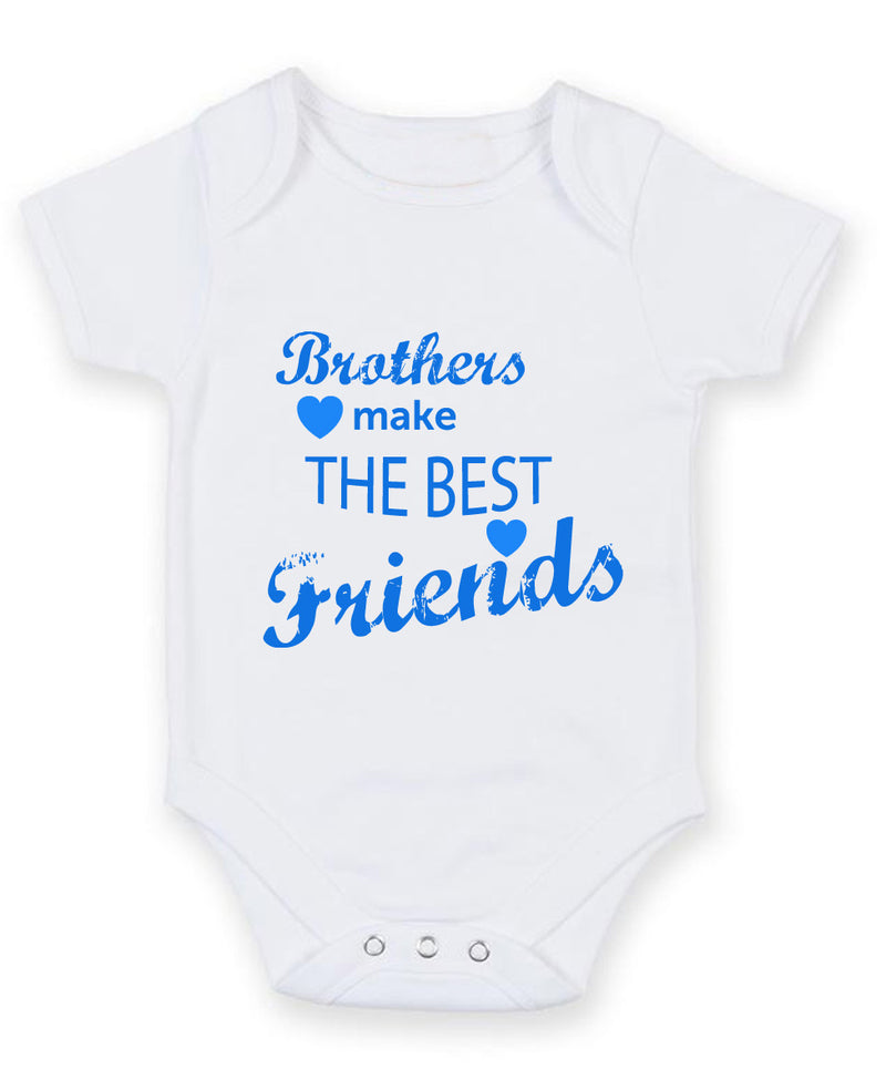 Brothers Make The Best Friends Baby Grow Bodysuit