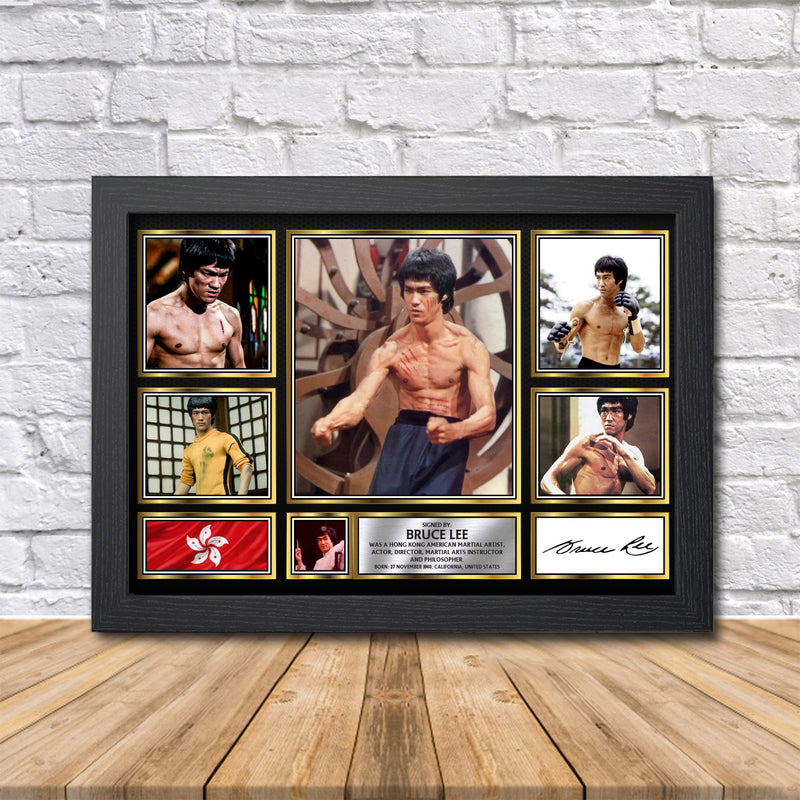 Bruce Lee Limited Edition Signed Print