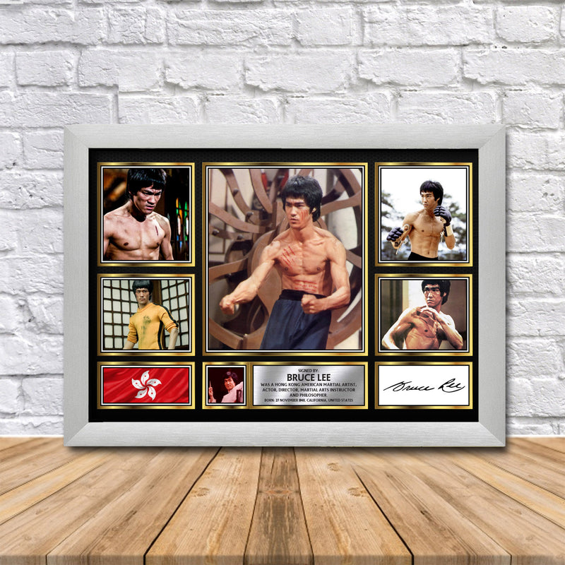 Bruce Lee Limited Edition Signed Print