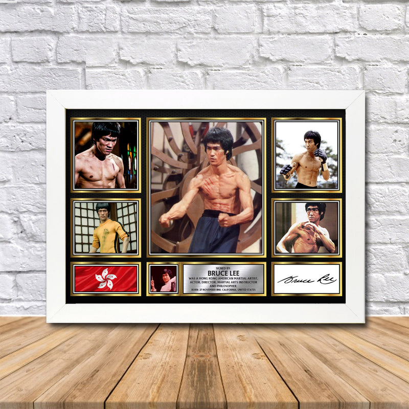 Bruce Lee Limited Edition Signed Print