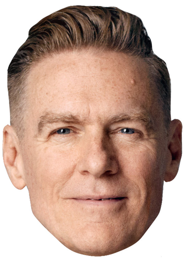BRYAN ADAMS JB - Music Star Fancy Dress Cardboard Celebrity Party Face Mask