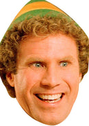 Buddy The Elf MOVIES STARS 2018 Celebrity Face Mask Fancy Dress Cardboard Costume Mask