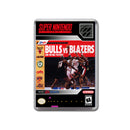 Bulls Vs Blazers - SNES Inspired Game Retro Gaming Magnet