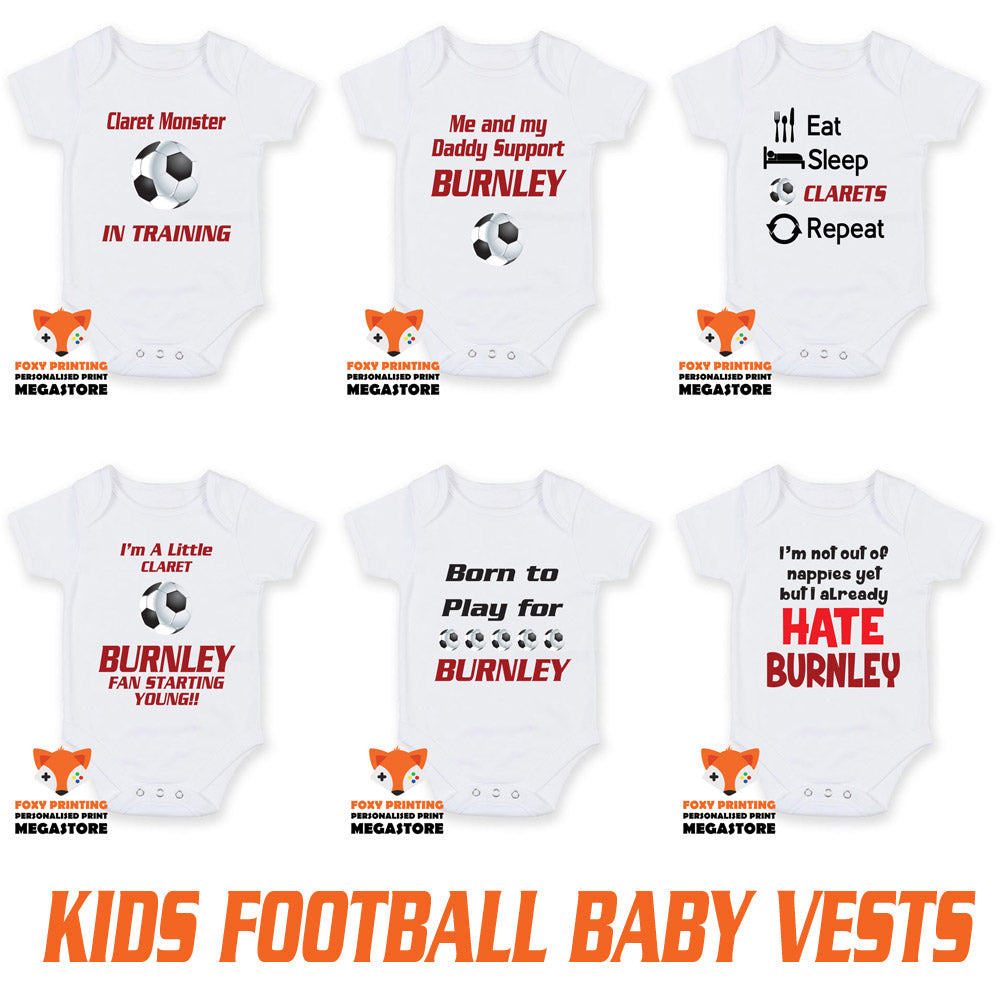 Burnley Football Vests
