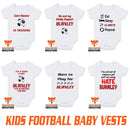 Burnley Football Vests