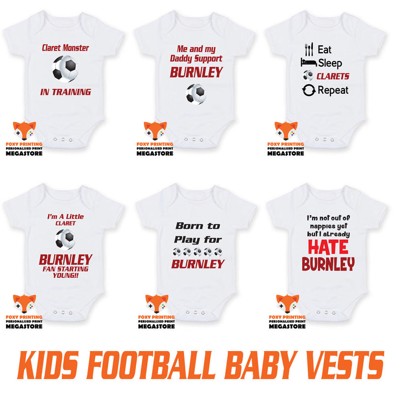 Burnley Football Vests