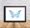 Personalised Butterfly 1 Word Art Poster Print