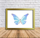 Personalised Butterfly 1 Word Art Poster Print