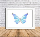Personalised Butterfly 1 Word Art Poster Print