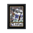 Byron Jones 2 Limited Edition Football Signed Print - American Footballer