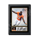 C.J. Anderson 1 Limited Edition Football Signed Print - American Footballer