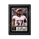 C.J. Mosley 1 Limited Edition Football Signed Print - American Footballer