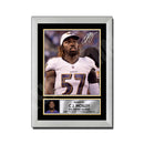 C.J. Mosley 1 Limited Edition Football Signed Print - American Footballer