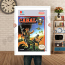 CABAL Retro GAME INSPIRED THEME Nintendo NES Gaming A4 A3 A2 Or A1 Poster Art 89