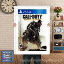 CALL OF DUTY ADVANCED WARFARE PS4 GAME INSPIRED THEME PS4 GAME INSPIRED THEME Retro Gaming Poster A4 A3 A2 Or A1